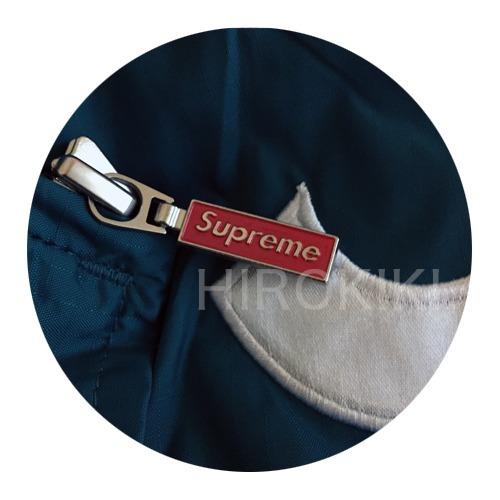 シュプリーム コピー FW18 SUPREME SIDELINE LOGO PARKA JACKET NAVY 7011104